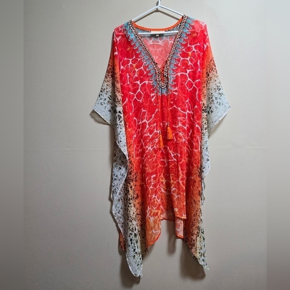 True colours Other - True colors sheer cover up color orange with rhinestones embellishment one size